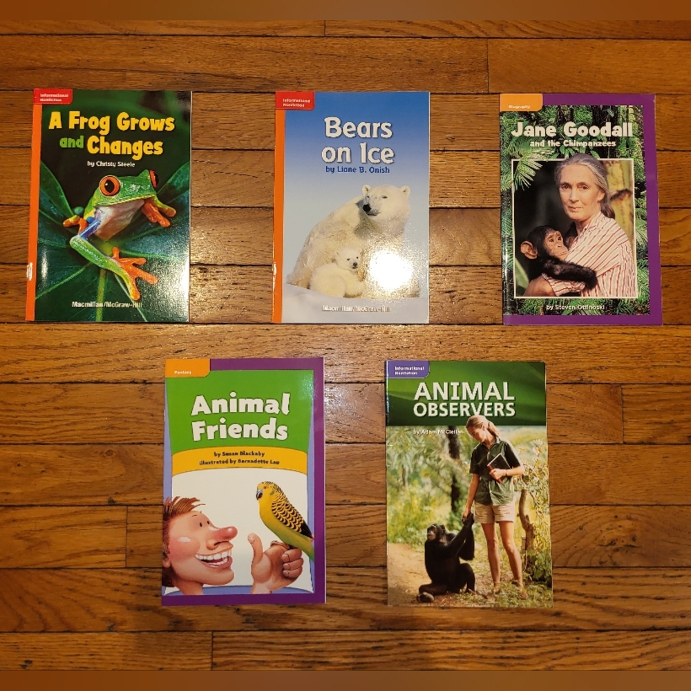 Macmillian McGraw-Hill Informational Nonfiction 5 Pc Book Set #3